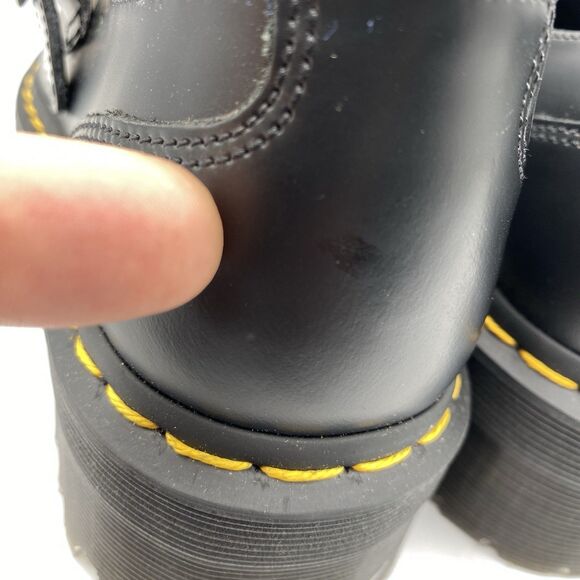 Dr Martens Bethan Platform Shoes Women 9 EU 41 Black Buckle Mary Jane Boho NWOB - Picture 3 of 12